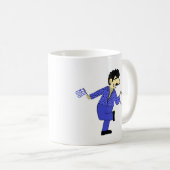 Griechischer Tänzer Becher OPA! Kaffeetasse (VorderseiteRechts)