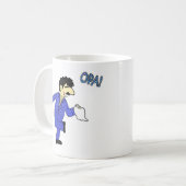 Griechischer Tänzer Becher OPA! Kaffeetasse (Vorderseite Links)