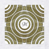 Griechischer TastenMeander in geometrischer Symmet Etiketten (Design 2)