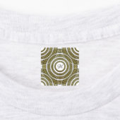 Griechischer TastenMeander in geometrischer Symmet Etiketten (Befestigt)