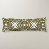 Griechischer TastenMeander in geometrischer Symmet Seitenschläferkissen (Rückseite)