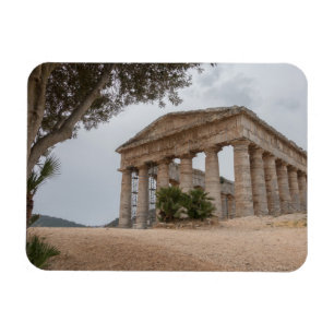 Griechischer Tempel bei Segesta, Sizilien Magnet