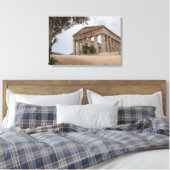 Griechischer Tempel in Segesta, Sizilien Leinwanddruck (Insitu (Schlafzimmer))