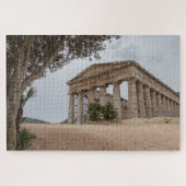 Griechischer Tempel in Segesta, Sizilien Puzzle (Horizontal)
