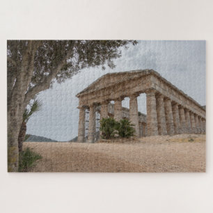 Griechischer Tempel in Segesta, Sizilien Puzzle