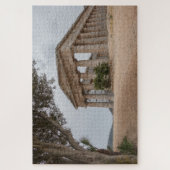 Griechischer Tempel in Segesta, Sizilien Puzzle (Vertikal)