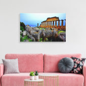 Griechischer Tempel Leinwanddruck (Insitu (Wohnzimmer))
