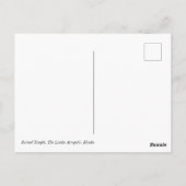 Griechischer Tempel Postkarte (Rückseite)