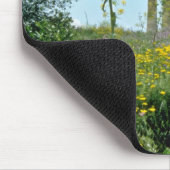 Griechischer Tempel, Segesta, Blumen Siziliens, Mousepad (Ecke)