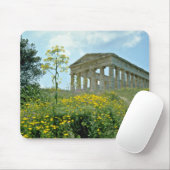 Griechischer Tempel, Segesta, Blumen Siziliens, Mousepad (Mit Mouse)
