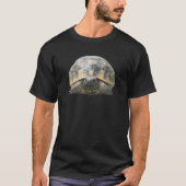 Griechischer Tortoise Testudo in Muschel ausgeschn T-Shirt (Vorderseite)