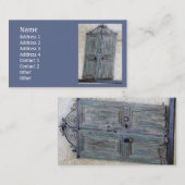 Griechischer Tür-Standard Visitenkarte (Vorne/Hinten)