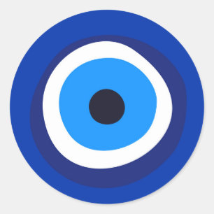 griechischer türkischer arabischer Talisman des Runder Aufkleber