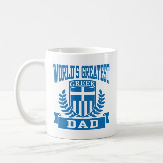 griechischer Vater Kaffeetasse (Links)