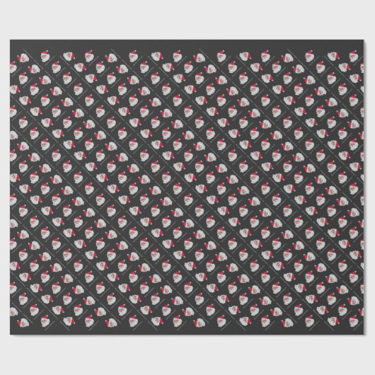 Griechischer Weihnachtsmann #2 Geschenkpapier (Flach)