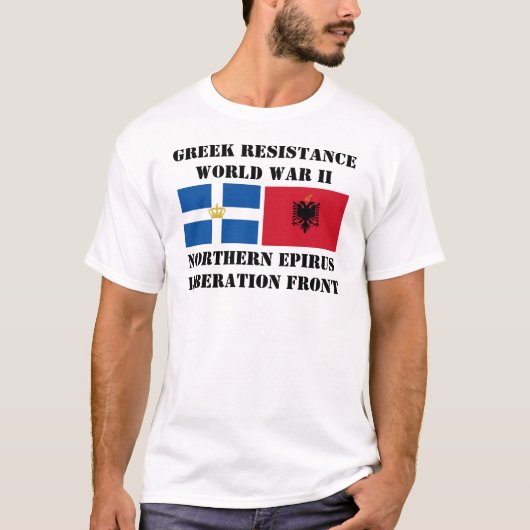 Griechischer Widerstand MAVI T-Shirt (Vorderseite)