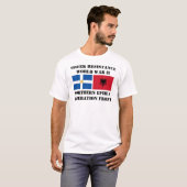 Griechischer Widerstand MAVI T-Shirt (Vorne ganz)