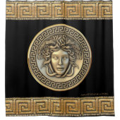 Griechischer Wiederbelebungsvorhang Medusa deOr Duschvorhang (Vorderseite)