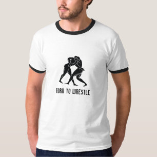 Griechischer Wrestling Sportler "GEBOREN ZU WRESTL T-Shirt