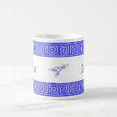 Griechischer YiaYia Keramikbecher Kaffeetasse (Mittel)