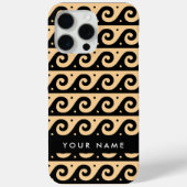 Griechischer Zeigerschlüssel, Wave Key, Braun, Ihr Case-Mate iPhone Hülle (Rückseite)