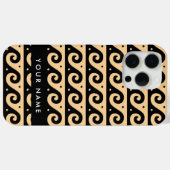 Griechischer Zeigerschlüssel, Wave Key, Braun, Ihr Case-Mate iPhone Hülle (Rückseite (Horizontal))