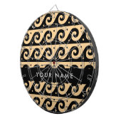 Griechischer Zeigerschlüssel, Wave Key, Braun, Ihr Dartscheibe (Vorderseite rechts)