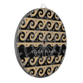 Griechischer Zeigerschlüssel, Wave Key, Braun, Ihr Dartscheibe (Vorderseite Links)