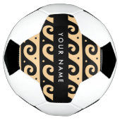 Griechischer Zeigerschlüssel, Wave Key, Braun, Ihr Fußball (Gedreht)