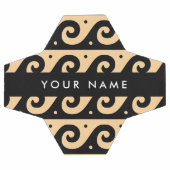 Griechischer Zeigerschlüssel, Wave Key, Braun, Ihr Fußball (Flach)