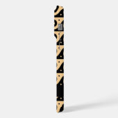 Griechischer Zeigerschlüssel, Wave Key, Braun, Ihr iPhone Hülle (Linke Seite)