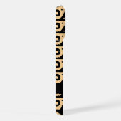 Griechischer Zeigerschlüssel, Wave Key, Braun, Ihr iPhone Hülle (Rechte Seite)