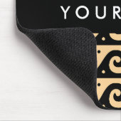 Griechischer Zeigerschlüssel, Wave Key, Braun, Ihr Mousepad (Ecke)