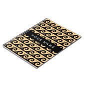 Griechischer Zeigerschlüssel, Wave Key, Braun, Ihr Notizblock (Linke Seite)