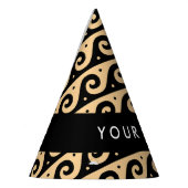 Griechischer Zeigerschlüssel, Wave Key, Braun, Ihr Partyhütchen (Links)