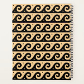 Griechischer Zeigerschlüssel, Wave Key, Braun, Ihr Planer (Rückseite)