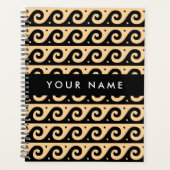 Griechischer Zeigerschlüssel, Wave Key, Braun, Ihr Planer (Vorderseite)