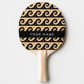 Griechischer Zeigerschlüssel, Wave Key, Braun, Ihr Tischtennis Schläger (Vorderseite)