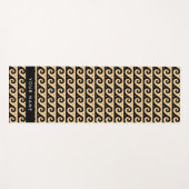 Griechischer Zeigerschlüssel, Wave Key, Braun, Ihr Yogamatte (Vorderseite (Horizontal))