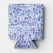 Griechisches Alphabet Dosenkühler (Vorderseite)