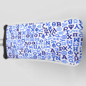Griechisches Alphabet Golf Headcover (Vorderseite)
