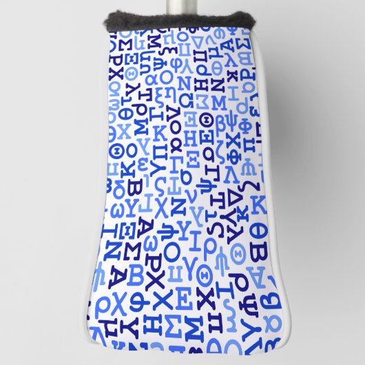 Griechisches Alphabet Golf Headcover (Rotieren 90)