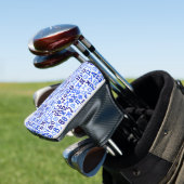 Griechisches Alphabet Golf Headcover (In Situ)