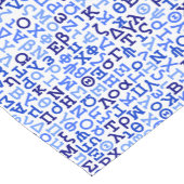 Griechisches Alphabet Kurzer Tischläufer (Ecke)