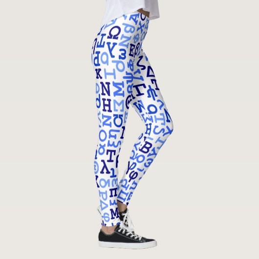 Griechisches Alphabet Leggings (Rechts)