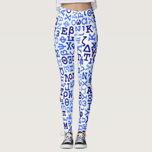 griechisches Alphabet Leggings