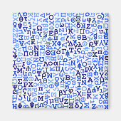 Griechisches Alphabet Magnet (Vorne)