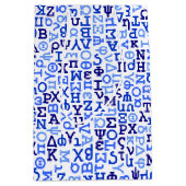 Griechisches Alphabet Mittlere Geschenktüte (Vorderseite)