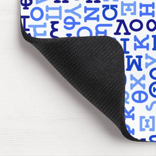 Griechisches Alphabet Mousepad (Ecke)