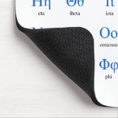 Griechisches Alphabet Mousepad (Ecke)
